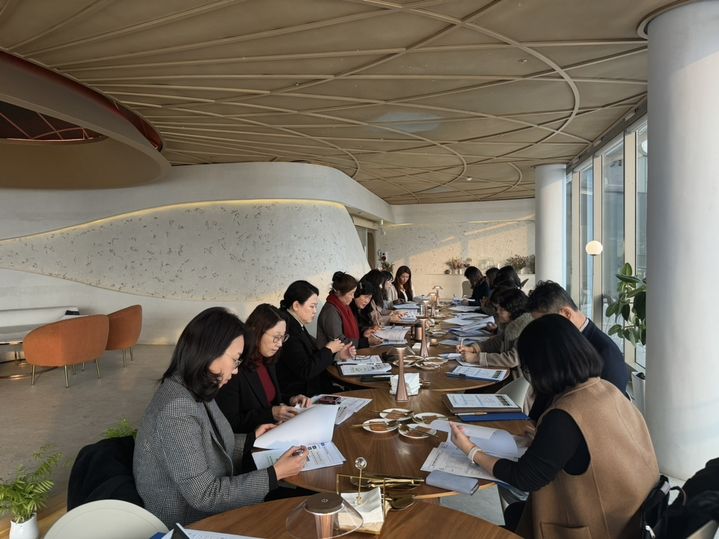 [홍성=뉴시스] 충남교육청, 영유아학교 4차 컨설팅 및 컨설팅 평가 협의회 모습. *재판매 및 DB 금지
