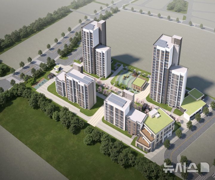 [시흥=뉴시스] 하중지구 고령자복지주택 조감도. (조감도=시흥시 제공).2025.01.10.photo@newsis.com