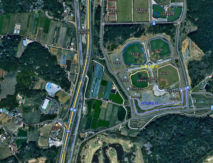 [부산=뉴시스] 기후대응 도시숲 조성 사업이 진행될 일광유원지 위치도 (그림=부산 기장군 제공) 2025.01.13. photo@newsis.com *재판매 및 DB 금지
