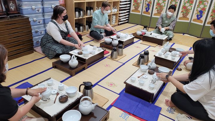 옥천전통문화체험관 다도체험(사진=옥천군 제공) *재판매 및 DB 금지
