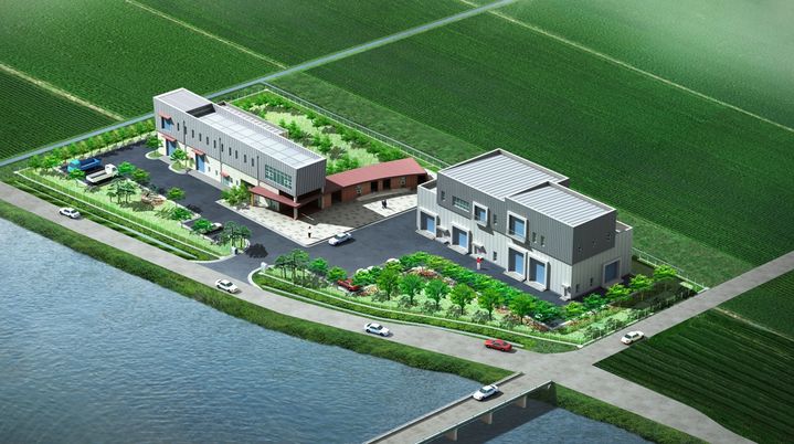 [인천=뉴시스] 인천 강화군 온수 공공하수처리장 조감도. (사진=강화군 제공) 2025.01.13. photo@newsis.com *재판매 및 DB 금지