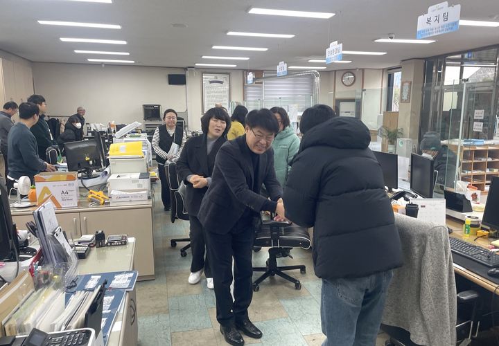 임성원 평창부군수 읍면 순방. *재판매 및 DB 금지