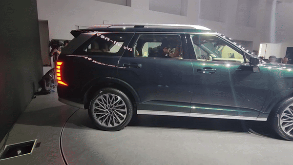 [서울=뉴시스] 신형 팰리세이드 측면 모습. (사진=이창훈 기자) 2025.01.14 photo@newsis.com *재판매 및 DB 금지 *재판매 및 DB 금지