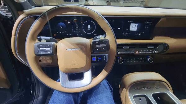 [서울=뉴시스] 신형 팰리세이드 운전석과 조수석 모습. (사진=이창훈 기자) 2025.01.14 photo@newsis.com *재판매 및 DB 금지 *재판매 및 DB 금지