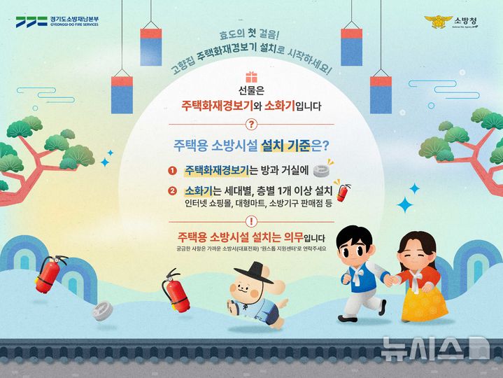 [용인=뉴시스]주택용 소방시설 선물하기 이미지