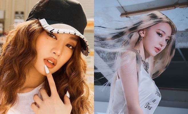 민니(왼쪽), 사쿠라