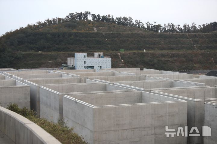 경주 방폐장 2단계 표층 처분시설 전경