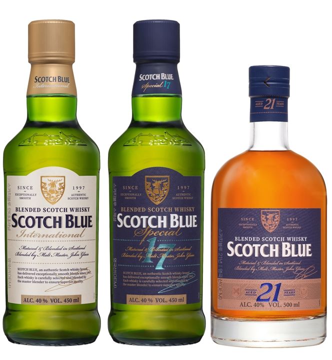 스카치블루 3종.(사진=롯데칠성음료 제공) *재판매 및 DB 금지