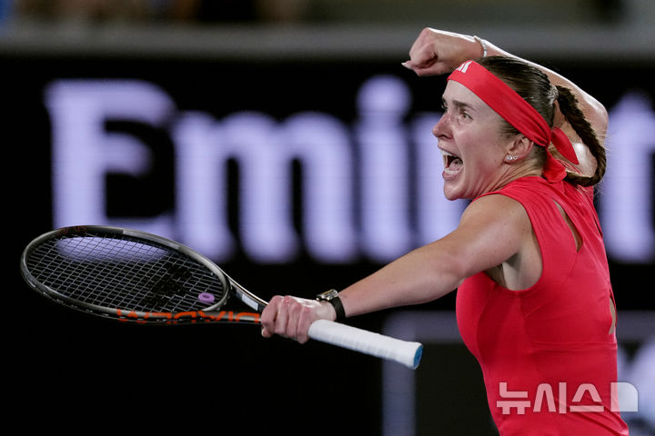 [멜버른=AP/뉴시스] 엘리나 스비톨리나. 2025.01.18