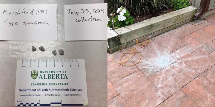 [서울=뉴시스] 앨버타 대학이 공개한 운석 가루 사진.(사진=University of Alberta 갈무리) *재판매 및 DB 금지