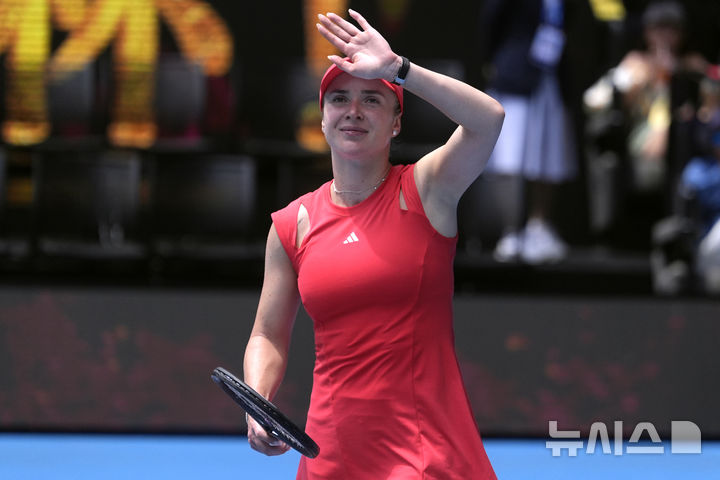 [멜버른=AP/뉴시스] 우크라이나 테니스 선수 엘리나 스비톨리나. 2025.01.20.