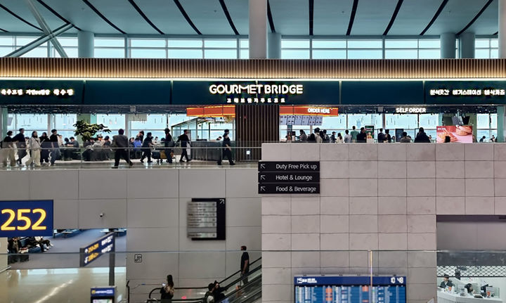 CJ프레시웨이 컨세션 사업장 인천공항 고메브릿지 2터미널 중앙점 외관.(사진=CJ프레시웨이 제공) *재판매 및 DB 금지