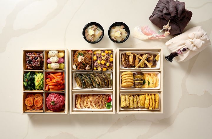 롯데호텔 월드, 설 명절 투고(To go) 상품 딜라이트 박스(사진=롯데호텔 제공) *재판매 및 DB 금지