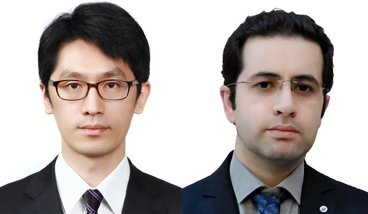 [울산=뉴시스] 구미현 기자 = 울산대 연구진. 이승구 교수, 자레이 모하메드 연구교수. (울산대 제공) photo@newsis.com *재판매 및 DB 금지