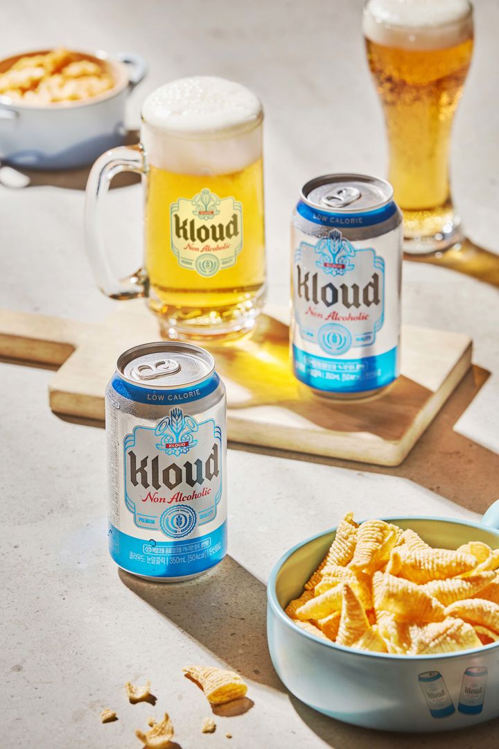 클라우드 논알콜릭 연출컷.(사진=롯데칠성음료 제공) *재판매 및 DB 금지