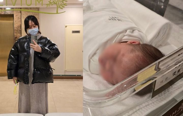 [서울=뉴시스] 정주리와 다섯째 아들의 모습. (사진=정주리 인스타그램 캡처) 2025.01.20. photo@newsis.com&nbsp; *재판매 및 DB 금지