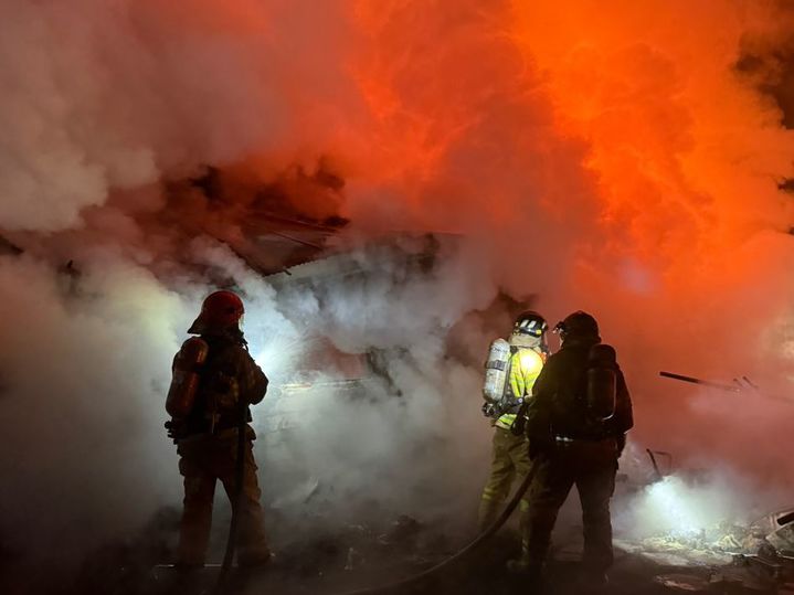 경산시 용성면 주택 화재 (사진=경북소방본부 제공) *재판매 및 DB 금지