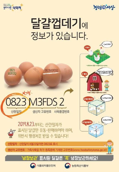 [서울=뉴시스] 식품의약품안전처는 달걀껍데기에 사육환경 번호를 거짓으로 표시해 유통하는 행위 등에 대해 특별점검을 실시한 결과축산물 위생관리법과 식품 등의 표시·광고에 관한 법률을 위반한 식용란 유통·판매업체 9곳과 가축사육업 3곳을 적발해 관할 지자체에 행정처분을 요청했다고 밝혔다. (사진=식약처 제공) 2025.01.22. photo@newsis.com&nbsp; *재판매 및 DB 금지