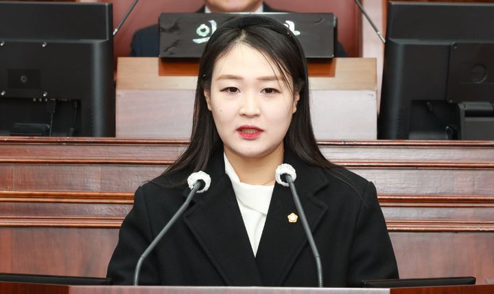 5분 발언하는 이정현 제천시의원 *재판매 및 DB 금지