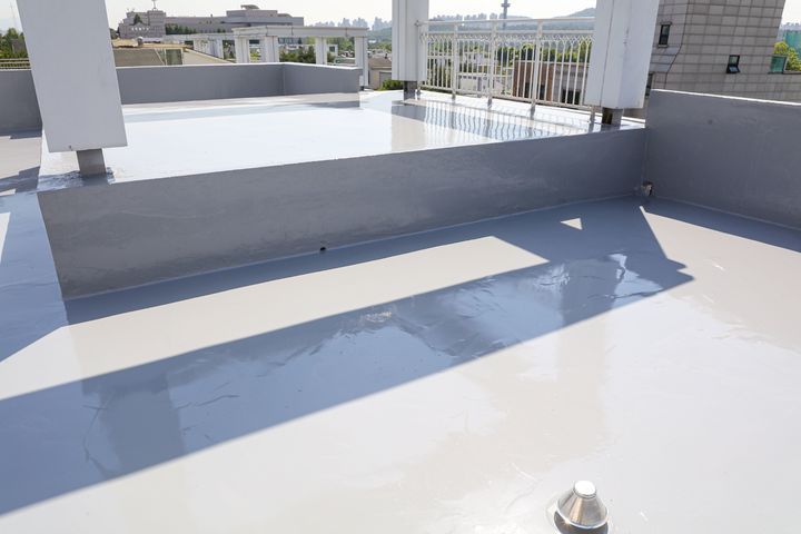[서울=뉴시스]삼화페인트공업의 방수재로 시공된 옥상 모습.(사진=삼화페인트 제공) 2025.01.25. *재판매 및 DB 금지