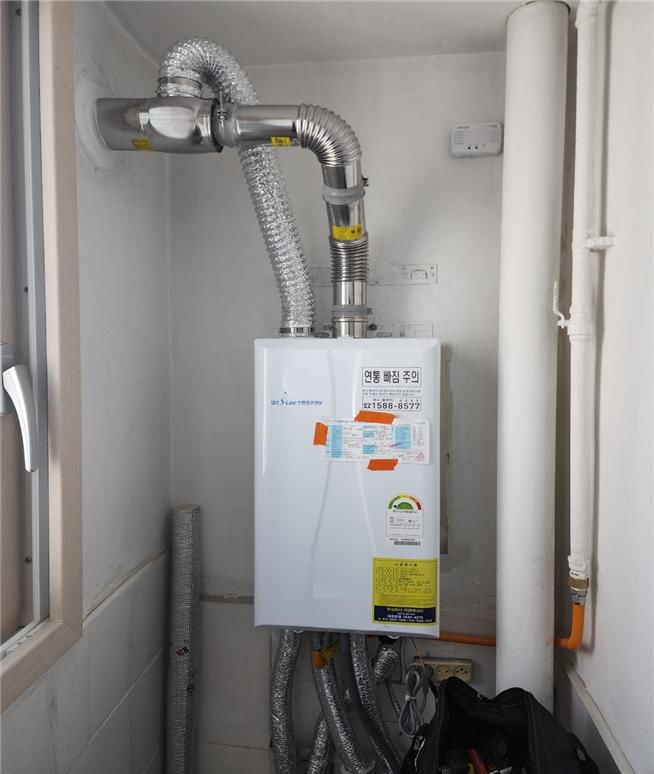 [양산=뉴시스] 가정용 친환경 보일러. (사진=양산시 제공) 2025.01.24. photo@newsis.com *재판매 및 DB 금지