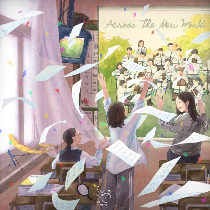 [서울=뉴시스] SM 클래식스(Classics) 첫 정규 앨범 '어크로스 더 뉴 월드(Across The New World)' 디지털 커버 이미지. (사진 = SM엔터테인먼트 제공) 2025.01.23. photo@newsis.com *재판매 및 DB 금지