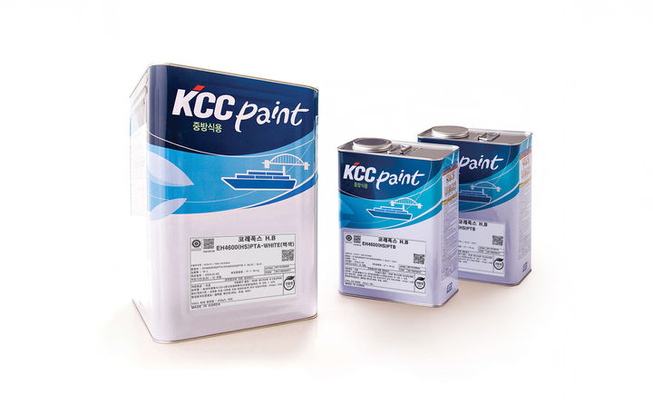 [서울=뉴시스] KCC가 HD현대와 손잡고 공동 개발한 선박 내부용 도료 EH4600(HS). (사진=KCC 제공) 2025.01.24 photo@newsis.com *재판매 및 DB 금지