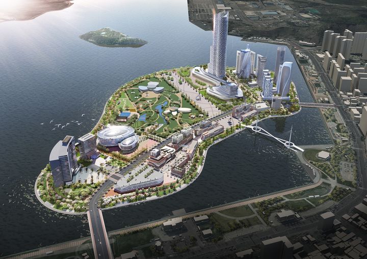 [창원=뉴시스] 강경국 기자 = 경남 창원시 마산해양신도시 개발 조감도. (사진=창원시청 제공). 2025.01.24. photo@newsis.com *재판매 및 DB 금지