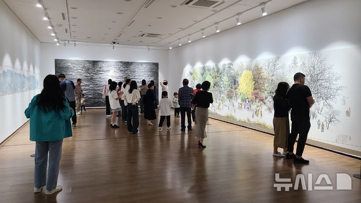 2023년에 개최한 제3회 전남국제수묵비엔날레. (사진=전남도 제공) *재판매 및 DB 금지