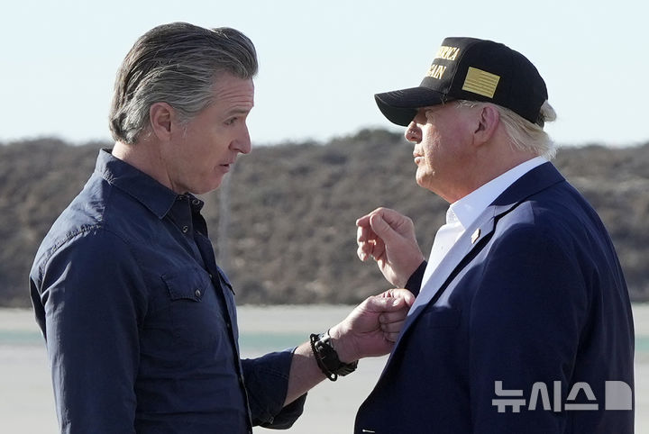 트럼프 "캘리포니아 사기 조사 착수"…뉴섬 주지사 겨냥