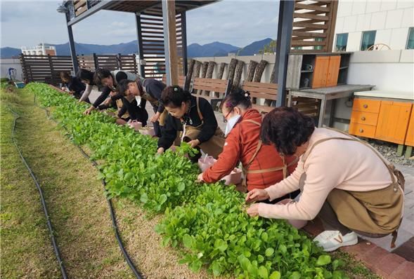 [부산=뉴시스] 치유농업 서비스 참여 모습. (사진=부산시 제공) 2025.01.30. photo@newsis.com *재판매 및 DB 금지