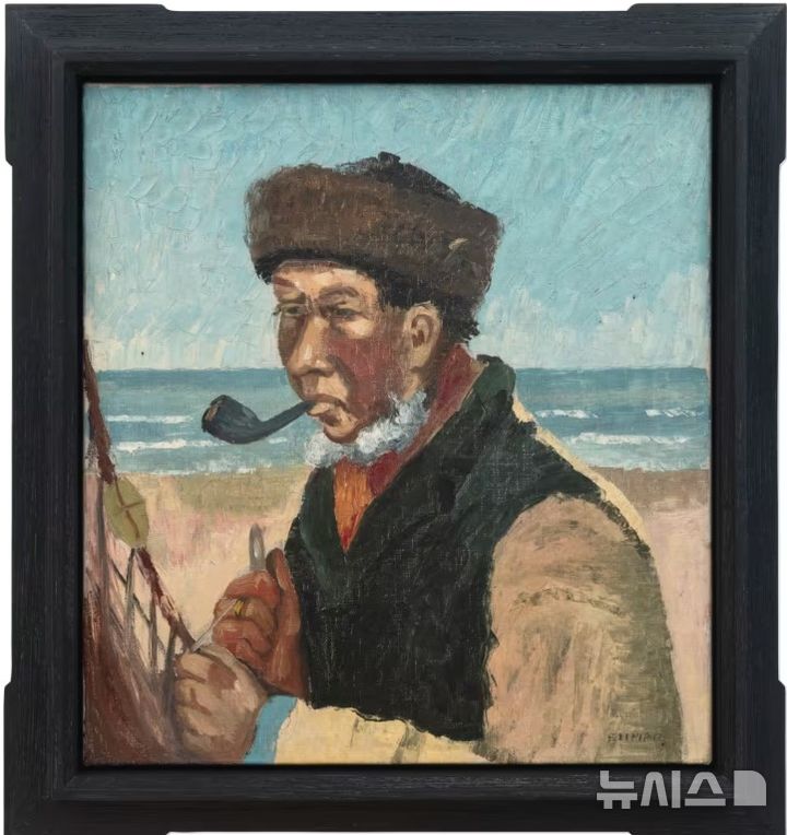 [서울=뉴시스] (반 고흐의 작품이라고 주장하는 초상화. 사진=월스트리트저널)