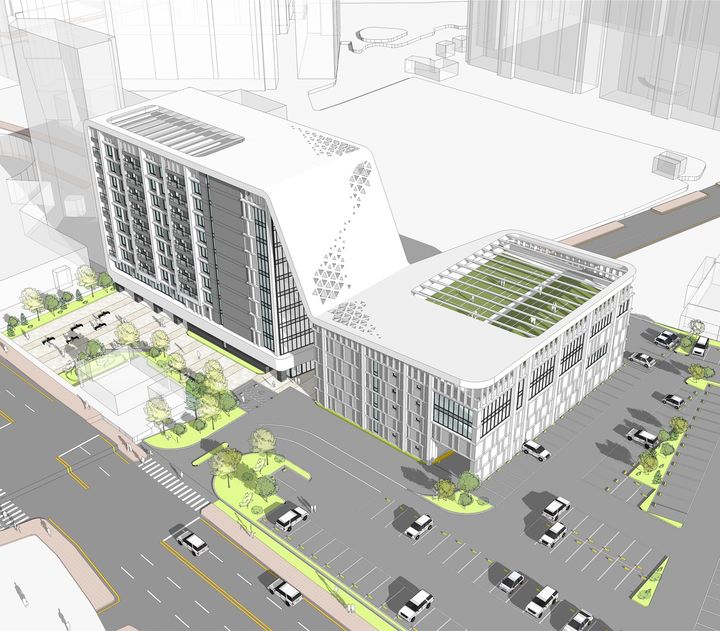 [서울=뉴시스]개화산역 공영주차장.