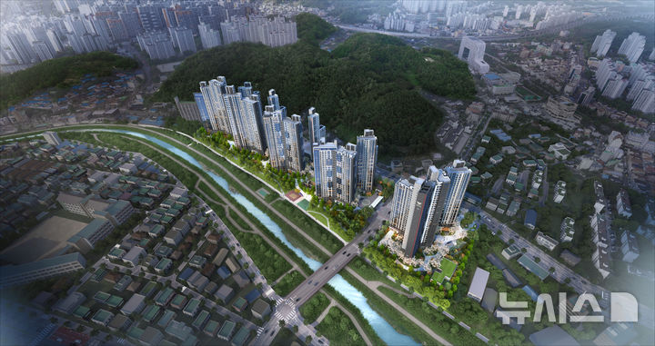 [서울=뉴시스] 대전 롯데캐슬 더퍼스트 조감도. 