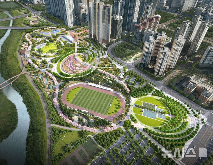 [화성=뉴시스]보타닉가든 동부권 공공정원화 설계공모 당선작.(사진=화성시 제공)2025.02.03.photo@newsis.com