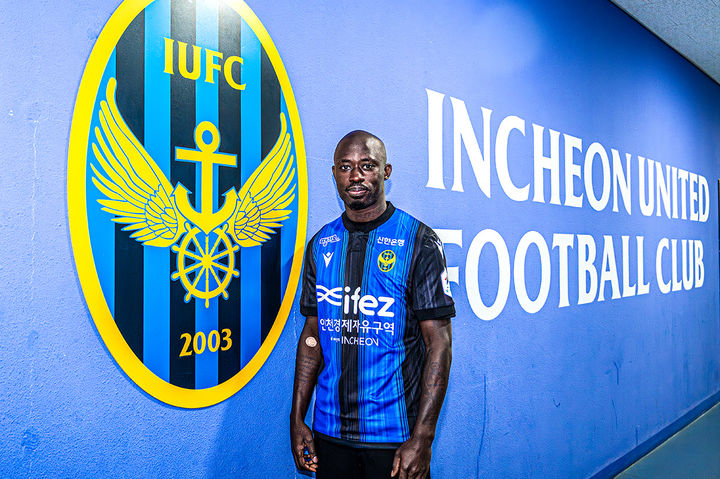 [서울=뉴시스] 프로축구 K리그2 인천유나이티드의 모두 바로우. (사진=인천유나이티드 제공) *재판매 및 DB 금지