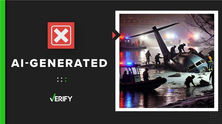 [서울=뉴시스] KGW는 사진이 AI로 만든 가짜사진이라고 주장했다. (사진= KGW 캡처 ) 2025.02.03 photo@newsis.com *재판매 및 DB 금지