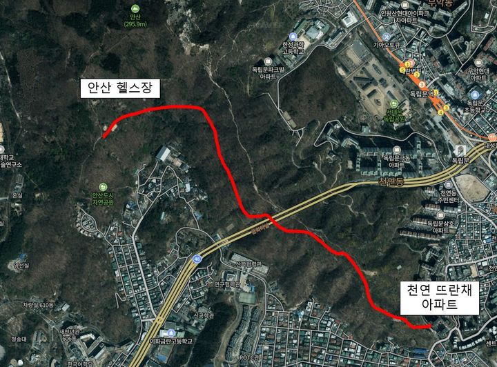 [서울=뉴시스] 서대문구, 반려견과 함께 걷는 안산(鞍山) 산책로 2km 연장. 2025.02.03. (자료=서대문구 제공) *재판매 및 DB 금지