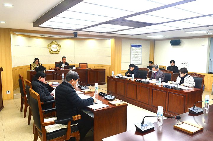 [정선=뉴시스] 정선군의회 간담회. (사진=정선군의회 제공) 2025.02.04. photo@newsis.com *재판매 및 DB 금지