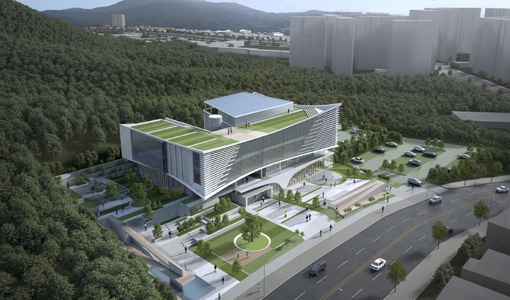 [안동=뉴시스] 구미도서관 조감도. (사진=경북교육청 제공) 2025.02.06. photo@newsis.com *재판매 및 DB 금지