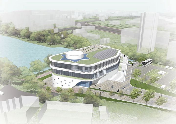 [안동=뉴시스] 영천도서관 조감도. (사진=경북교육청 제공) 2025.02.06. photo@newsis.com *재판매 및 DB 금지