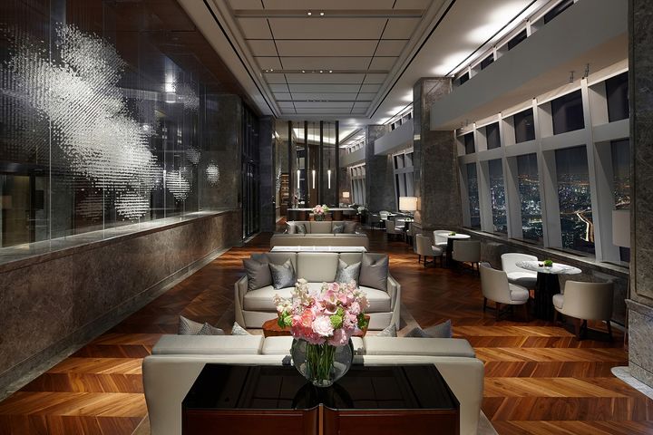 시그니엘 서울, 더 라운지.(사진=롯데호텔앤리조트 제공) *재판매 및 DB 금지