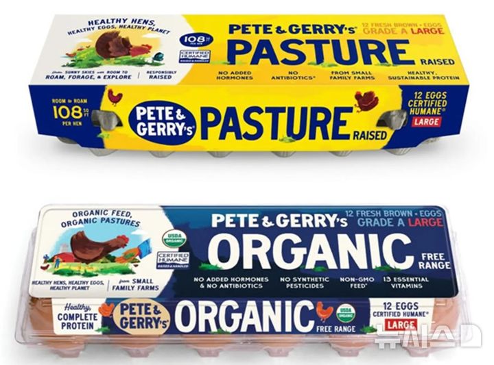 [서울=뉴시스] '피트&제리 오가닉스'에서 판매하는 계란. (사진=뉴욕포스트)