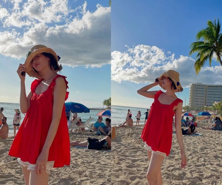 [서울=뉴시스] 배우 정소민(35)이 슬렌더 몸매를 과시했다. (사진=인스타그램) *재판매 및 DB 금지