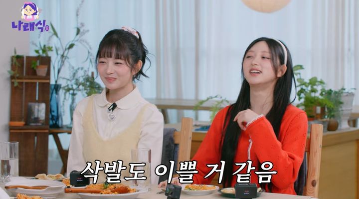 [서울=뉴시스] 아이브 레이(왼쪽), 가을. (사진=유튜브 채널 '나래식' 캡처) 2025.02.07. photo@newsis.com&nbsp; *재판매 및 DB 금지