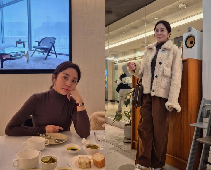 [서울=뉴시스] 아나운서 출신 방송인 정다은이 화목한 가정을 자랑했다. (사진=인스타그램) *재판매 및 DB 금지