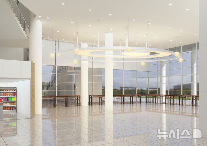 [광주=뉴시스] 광주시청사 1층 개방형 다목적 공간 투시도. (사진=광주시청 제공). photo@newsis.com *재판매 및 DB 금지