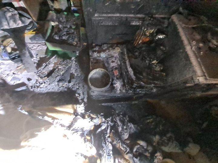 [수원=뉴시스] 기흥 아파트 화재 현장. (사진=경기도소방재난본부 제공) 2025.02.09. photo@newsis.com *재판매 및 DB 금지