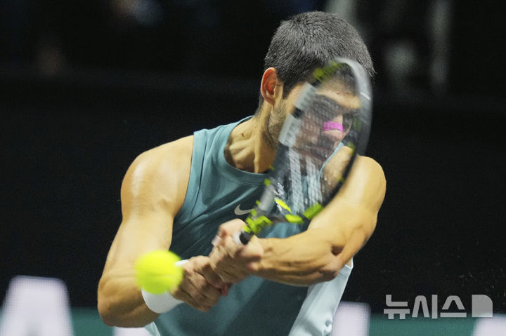 [로테르담=AP/뉴시스] 카를로스 알카라스. 2025.02.09