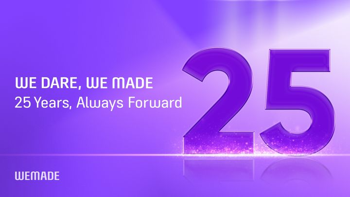 [서울=뉴시스] 위메이드가 창립 25주년을 맞아 새 기업 철학으로 '위 데어(We Dare)'를 선포한다고 10일 밝혔다. (사진=위메이드 제공) *재판매 및 DB 금지